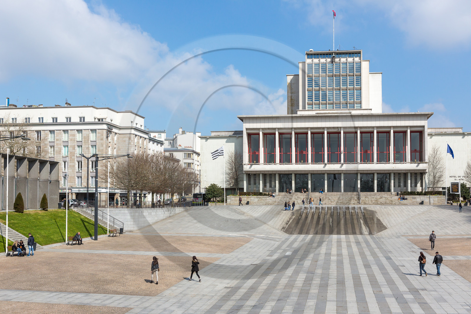 Mairie de Brest, place de la Liberté.