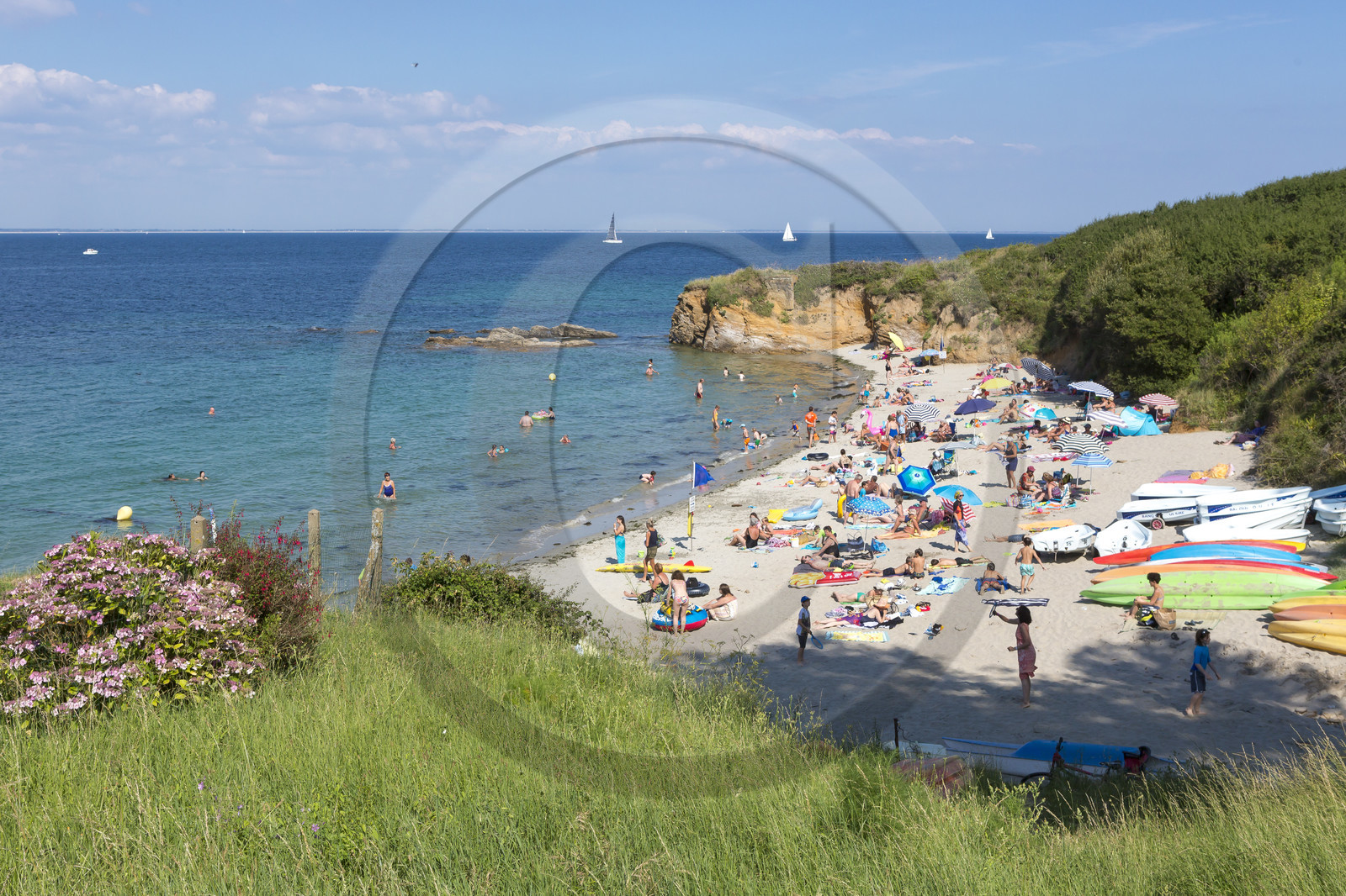 Plage de port-Mélite