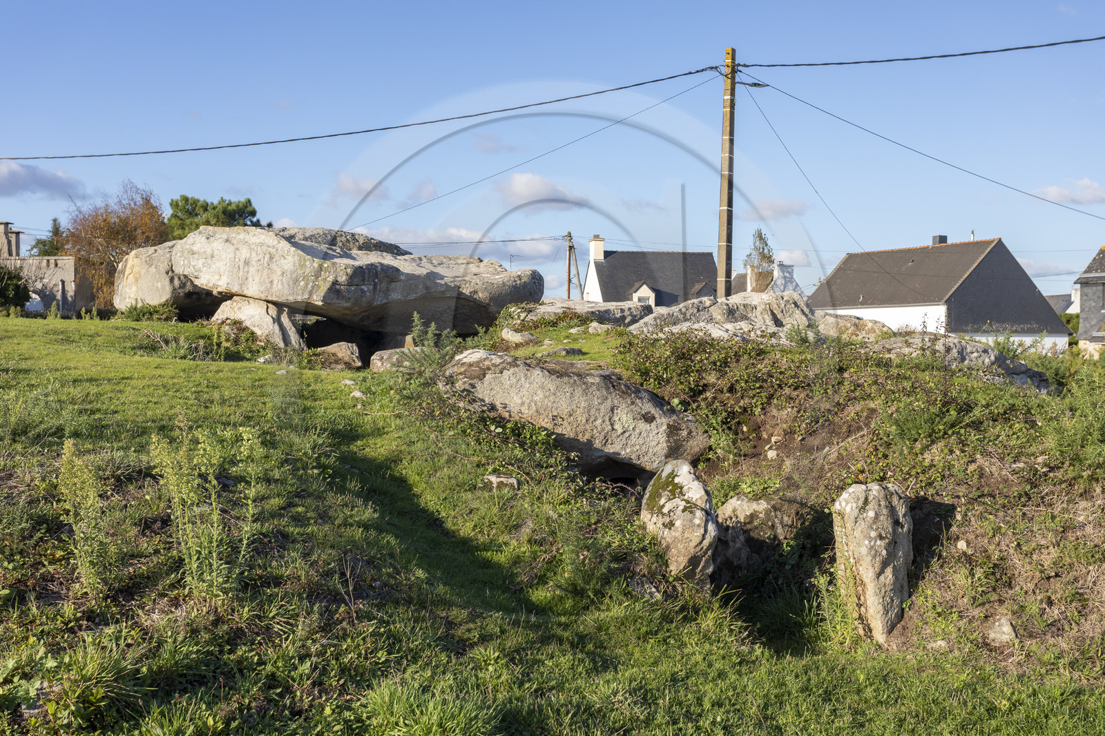 Le tumulus de Rondossec à Plouharnel