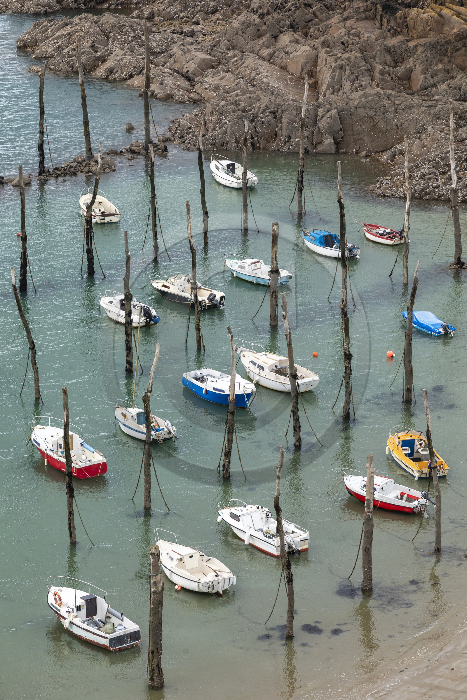 Le port de Gwin Zégal à Plouha
