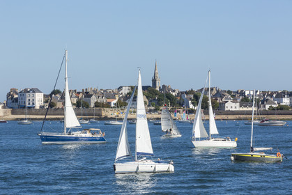 Rade de Lorient. Vue depuis Kernevel