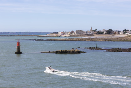 Rade de Lorient. Vue depuis Port-Louis