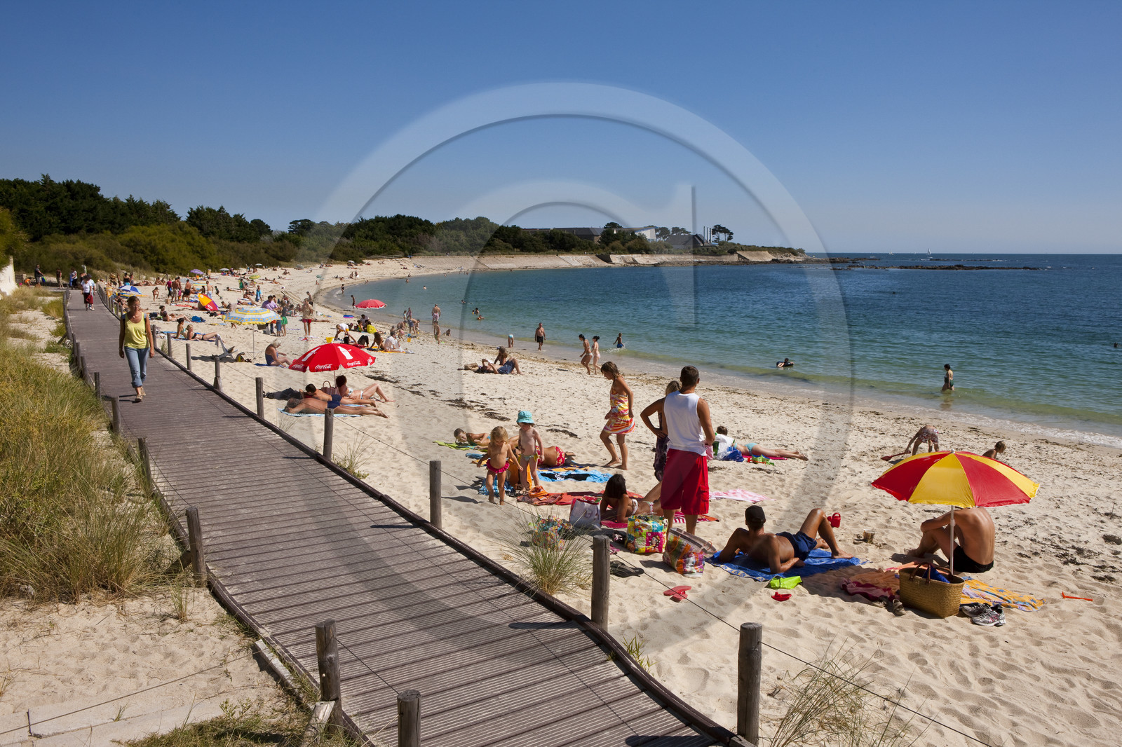 La plage du Stole à Ploemeur