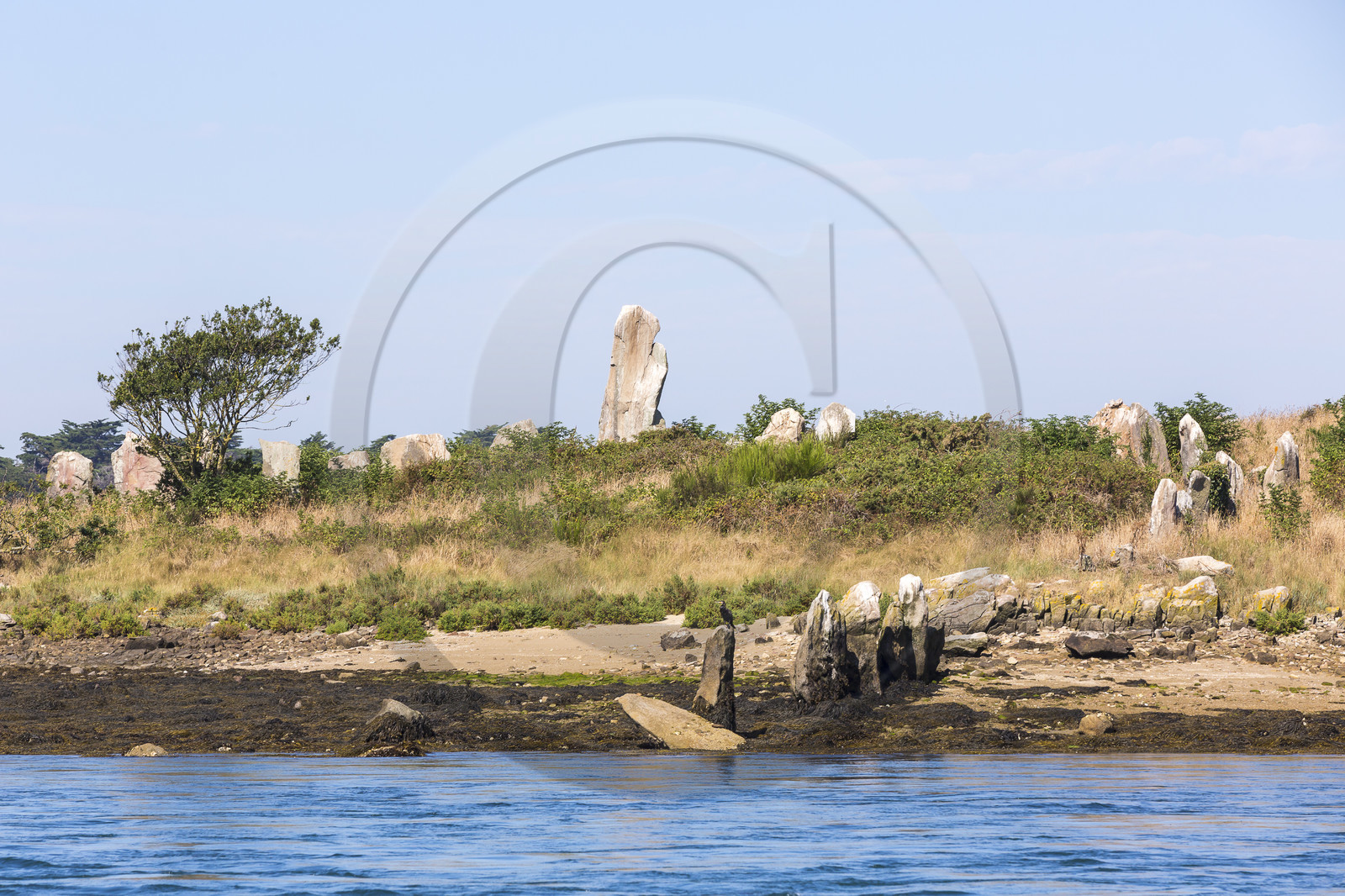 Er Lannic dans le golfe du Morbihan à Arzon
