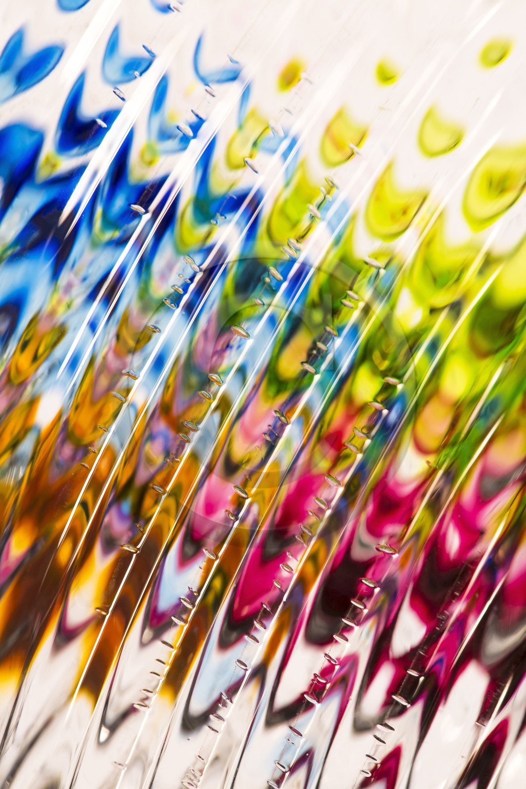 Ondes colorées _ Inside Glass