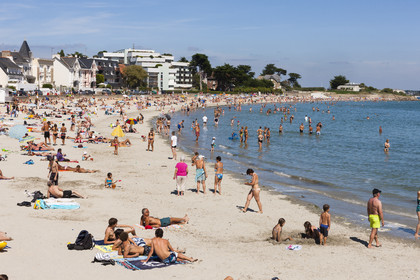 Plage de Toulhars à Larmor-plage