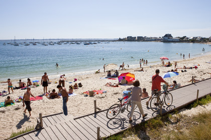 La plage du Stole à Ploemeur
