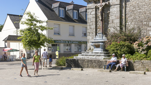 Le bourg de Quistinic