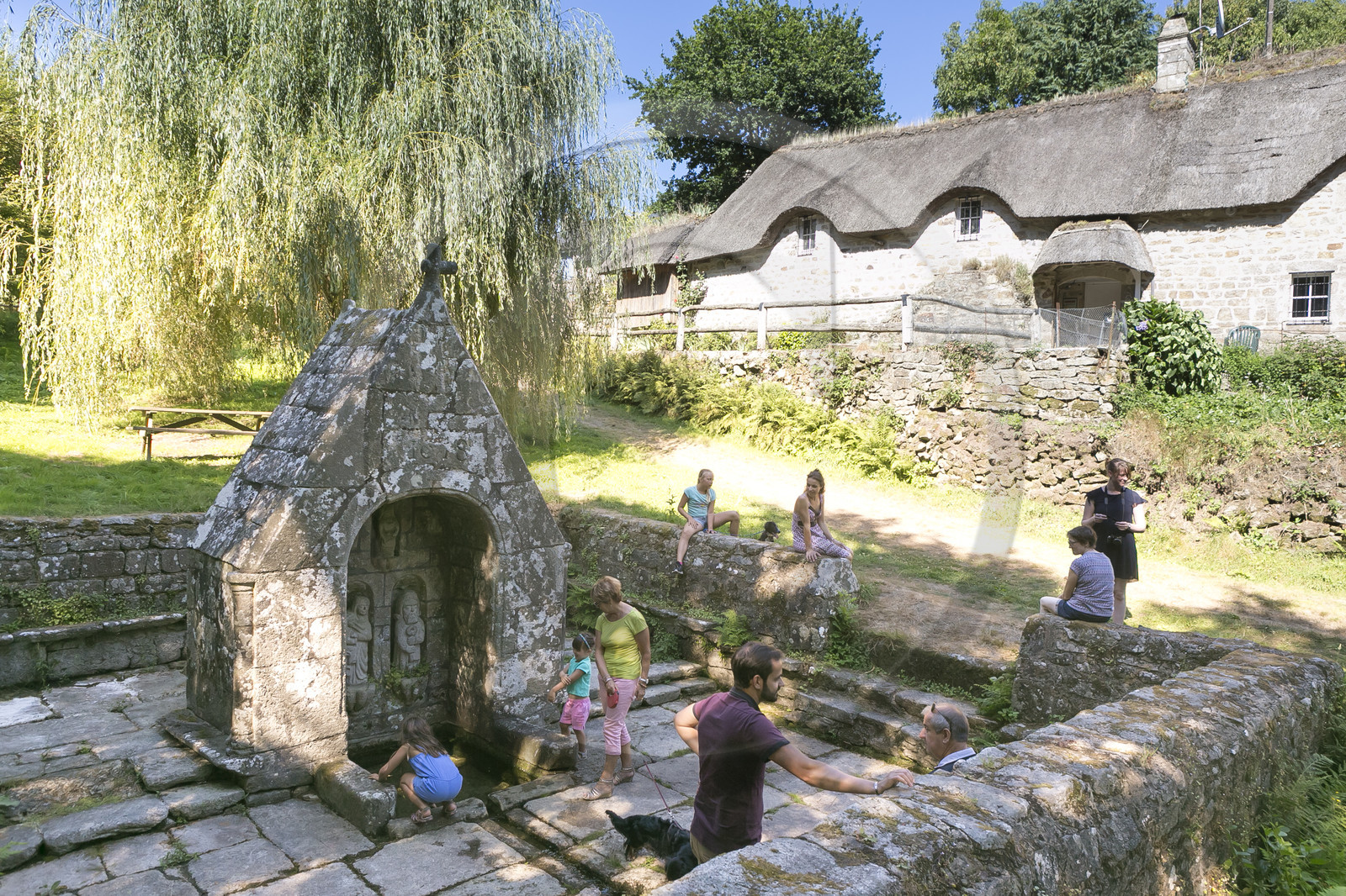 Le bourg de Quistinic