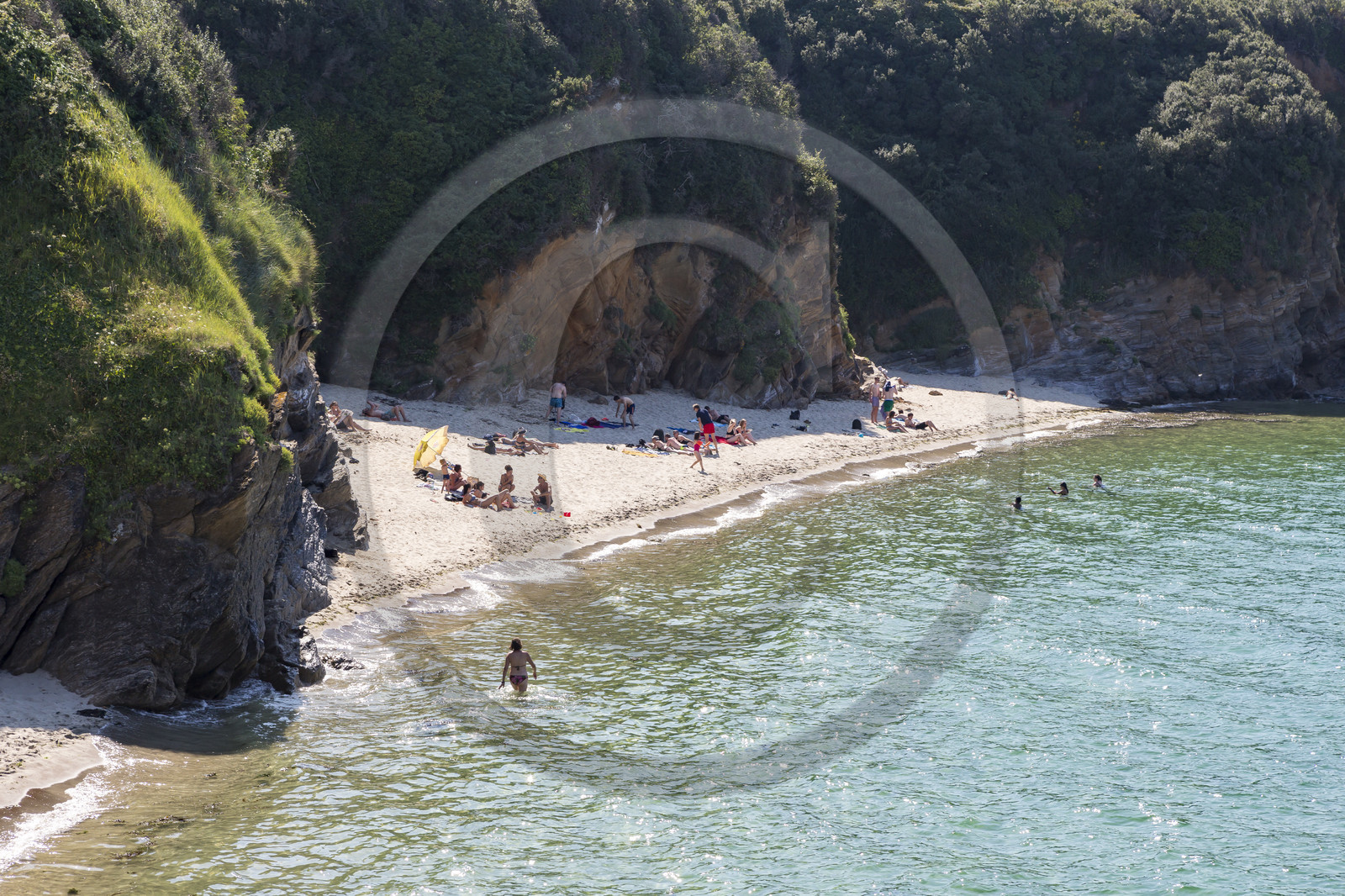Criques de Porh Skeudoul à Groix