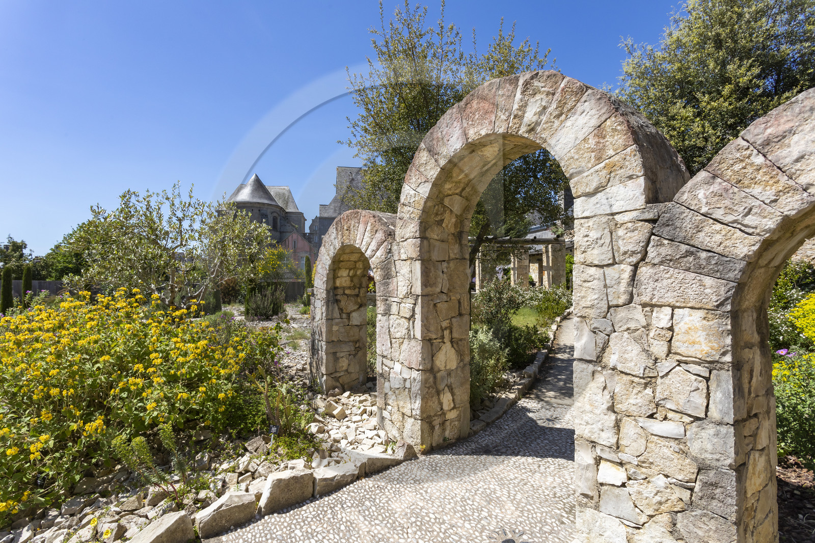 Le jardin de la paix à Quimper