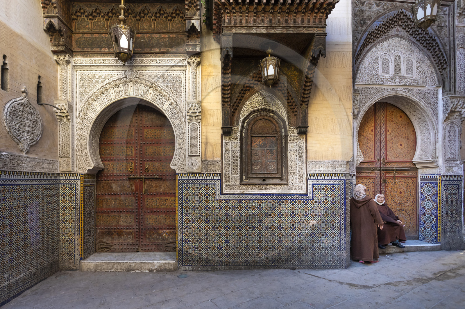 Mosquée de Zaouia Sidi Ahmed Tijani à Fès au Maroc