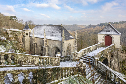 La chapelle Sainte-Barbe au Faouët (56).