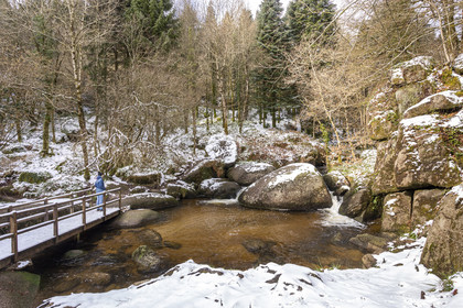 La forêt de Huelgoat, Finistère