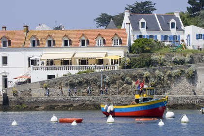 Le port de Sauzon_Belle-île en mer_Morbihan_France