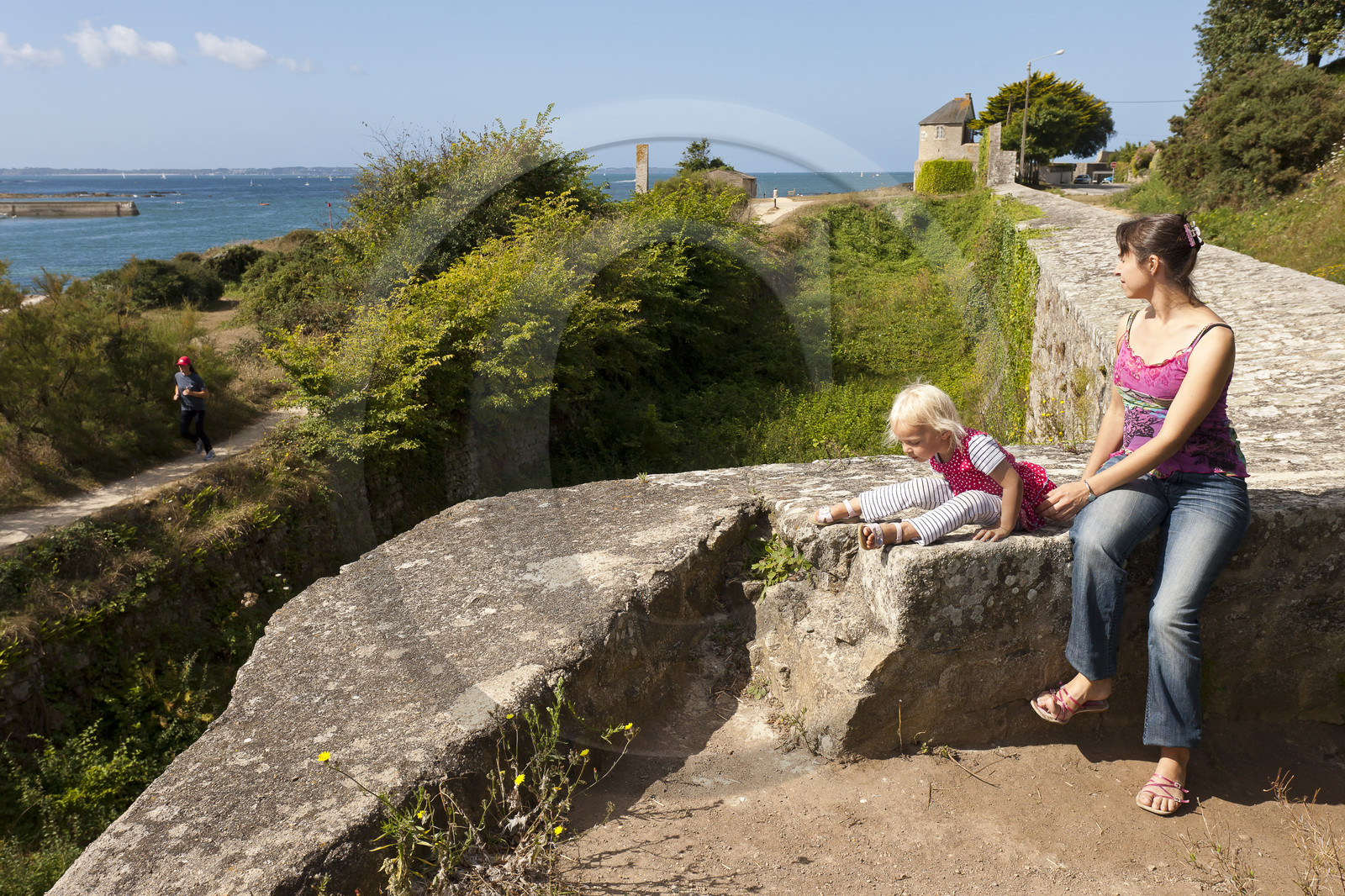 Le fort du Papegaut à Port-Louis