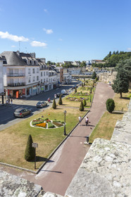 Vue depuis les remparts d'Hennebont