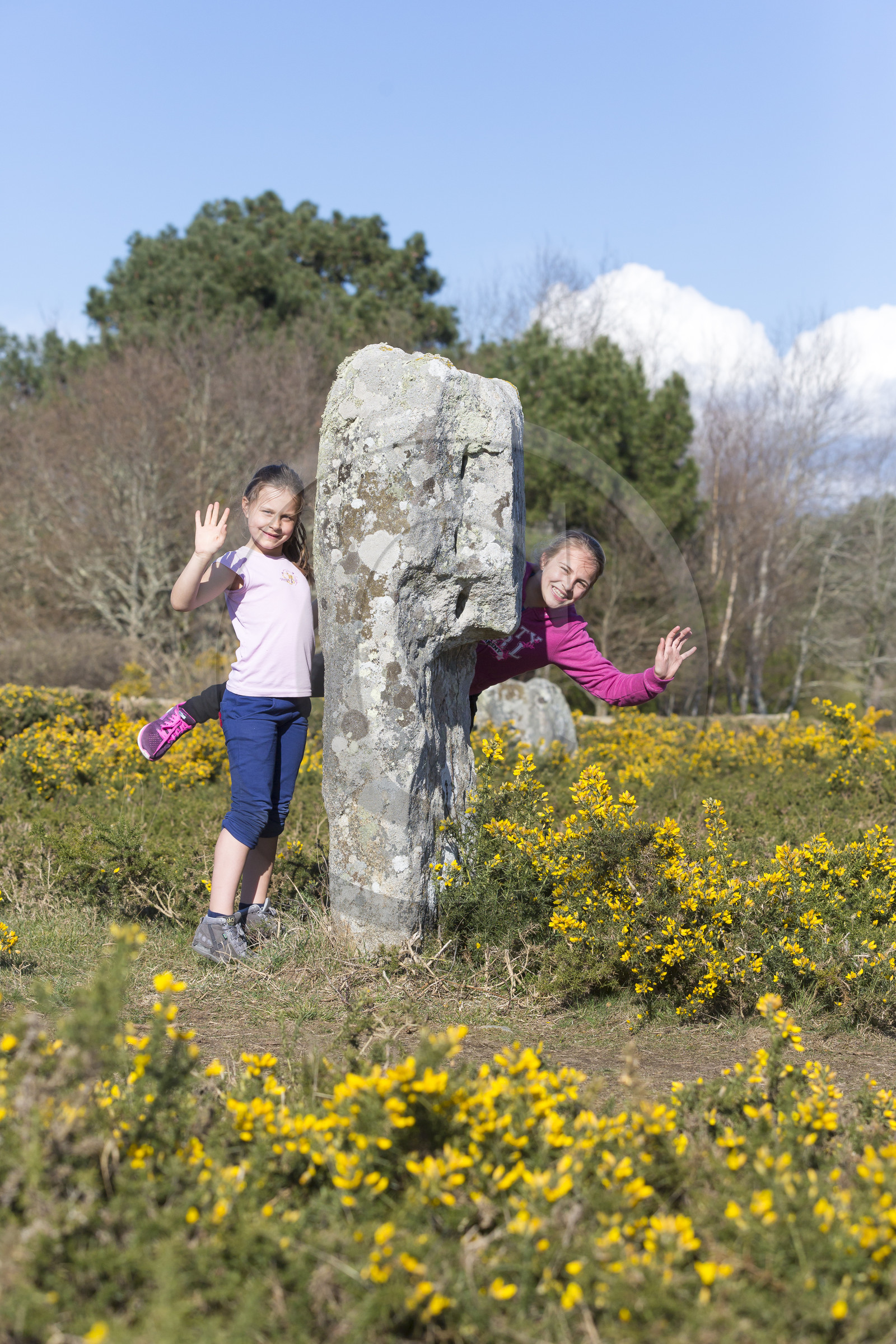 Promenade dans les alignements du Ménec à Carnac