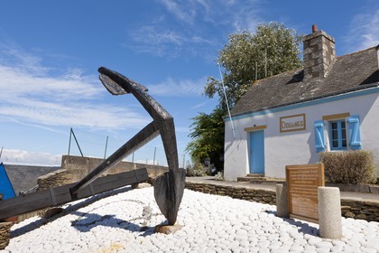 France, Morbihan(56) , Groix, Port-Tudy. Ancre du 18 ème siecle