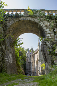 La chapelle Sainte-Barbe au Faouët (56).