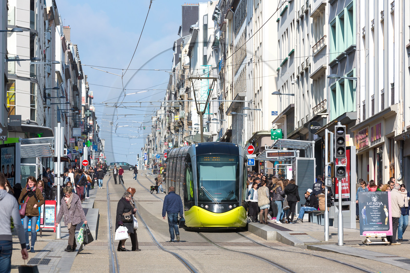 Rue Jean Jaures à Brest