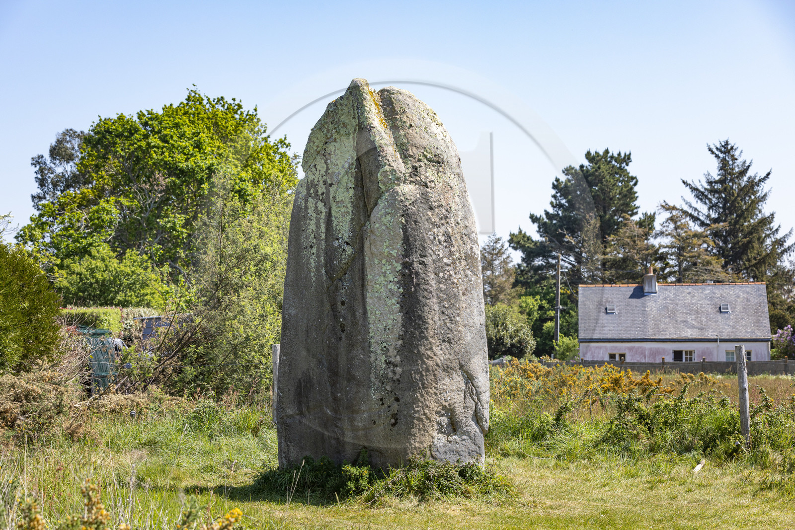 Le menhir de Kermaillard à Sarzeau