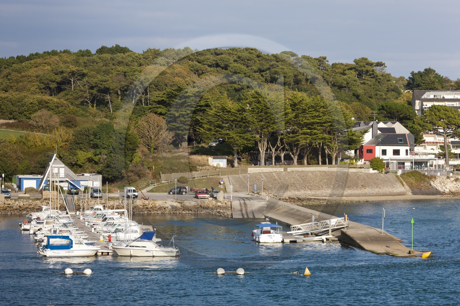 Le port de Guidel sur la laita.
