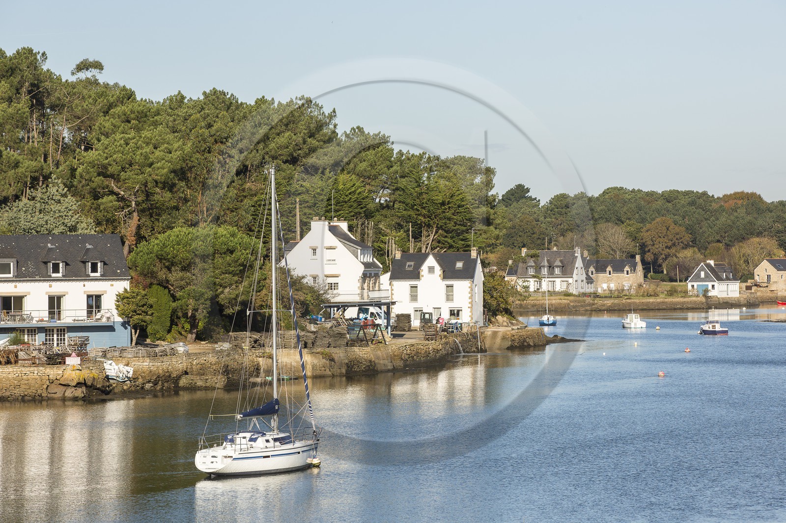 La Trinite vue depuis Saint-Philibert.