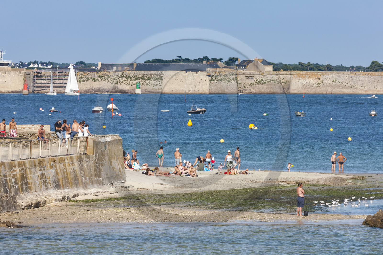 La plage de Locqueltas - Larmo-Plage