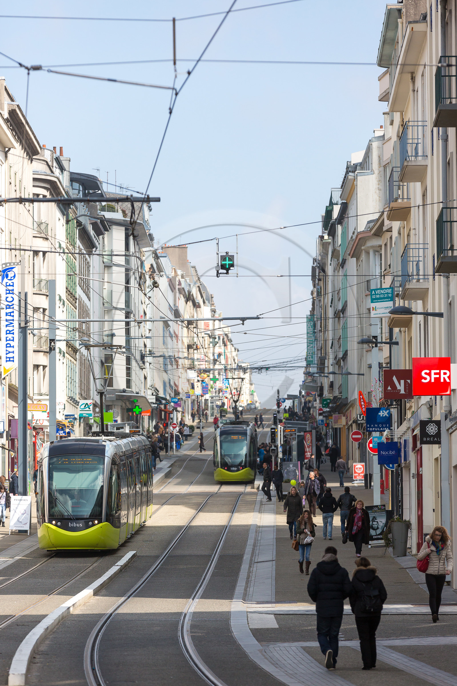 Rue Jean Jaures à Brest
