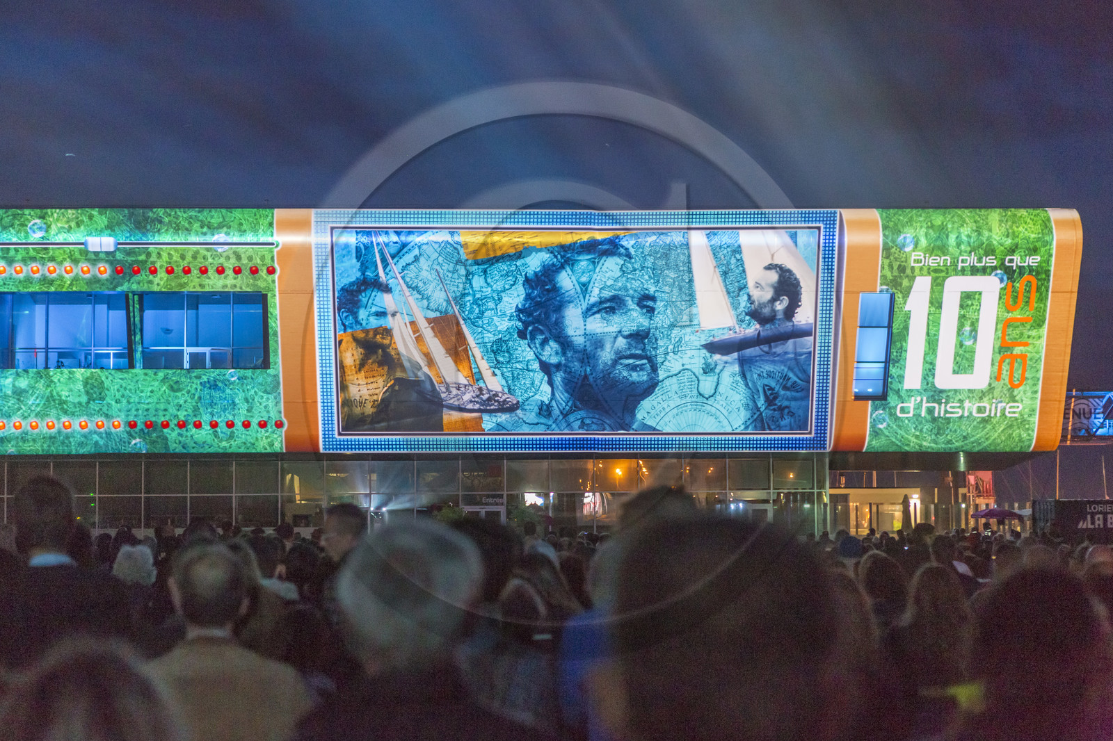 2018_Ports en fête, les 10 ans de la cité de la voile _ Lorient _Spectacle son et lumière.
