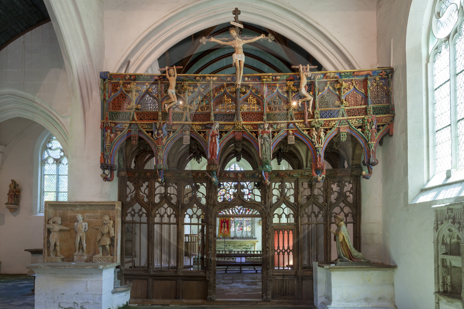 Le Jubé de la chapelle Sasint-Fiacre au Faouët