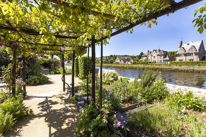 Le jardin du Prieuré Locmaria à Quimper