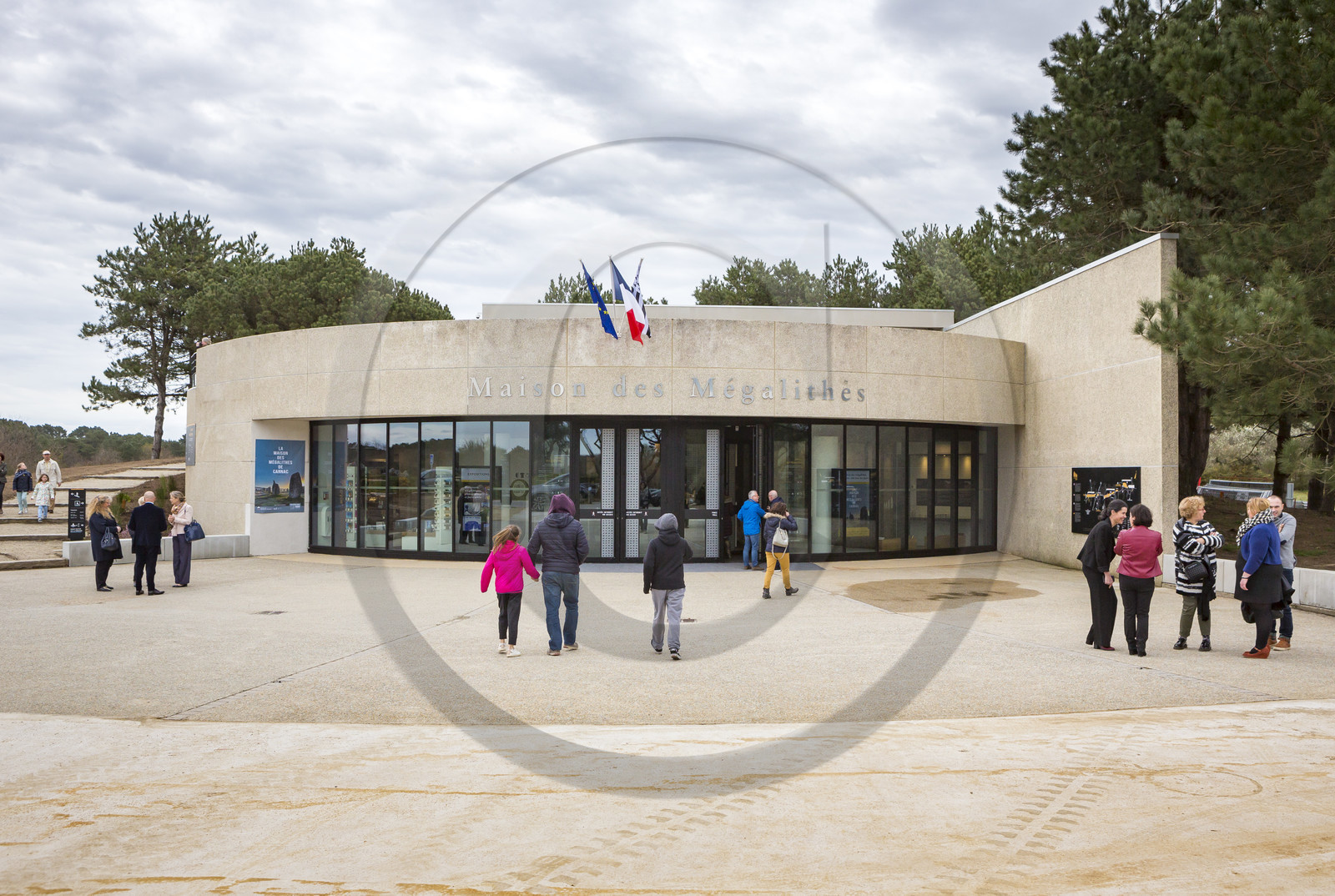 Inauguration de la maison des mégalithes à Carnac.