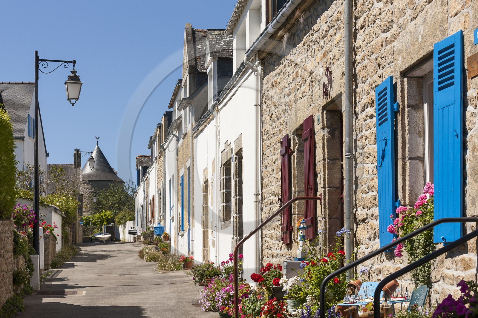 Le bourg de la Trinite sur Mer