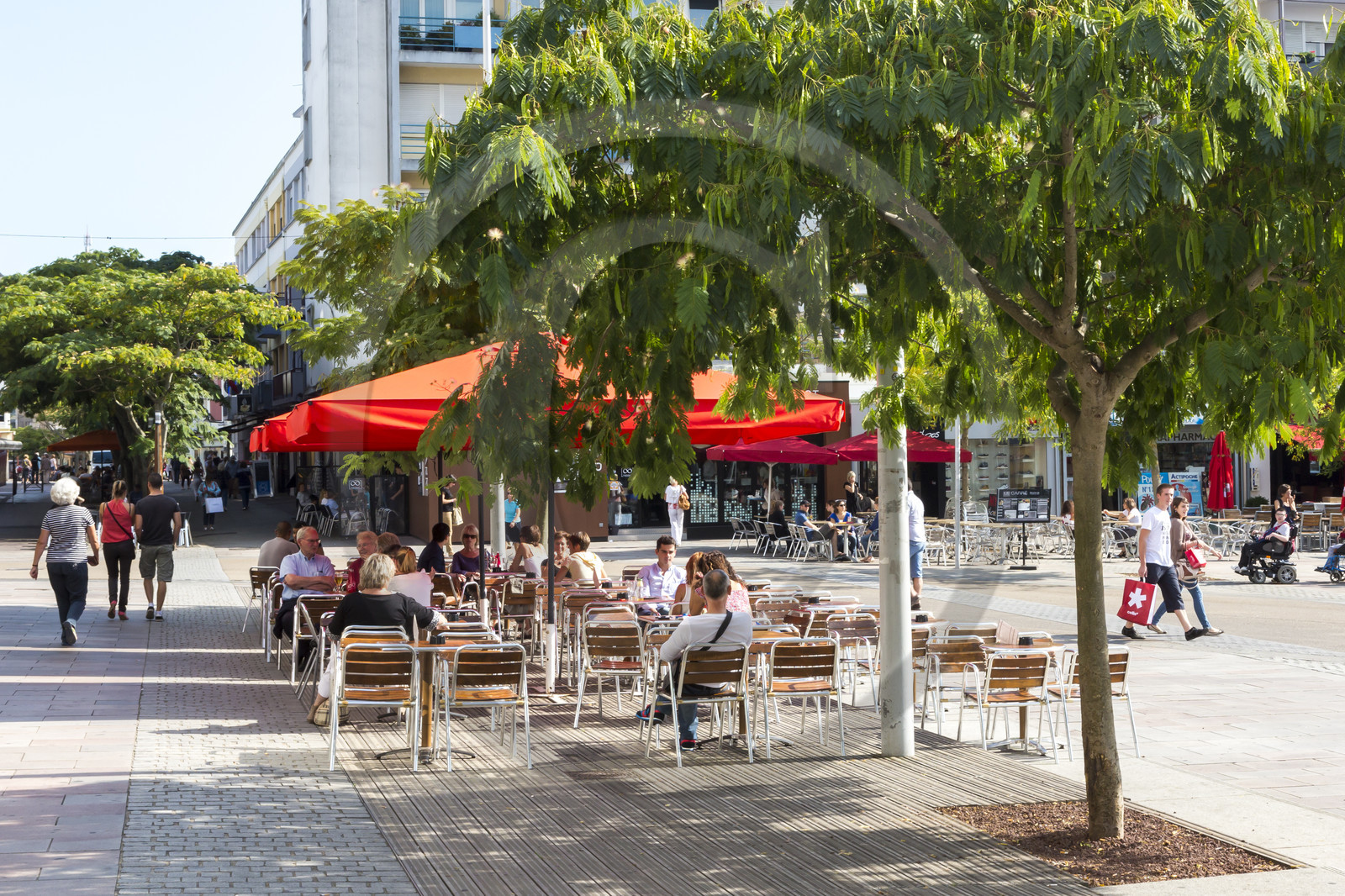 La place Aristide Briand à Lorient