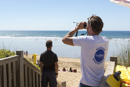 Surveillance des plages. Ploemeur