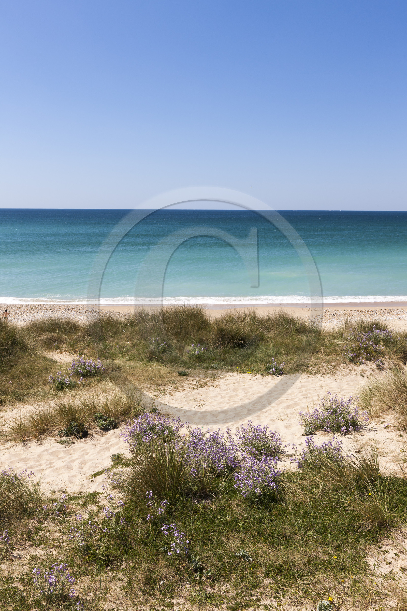 La plage de Lines à Gâvres