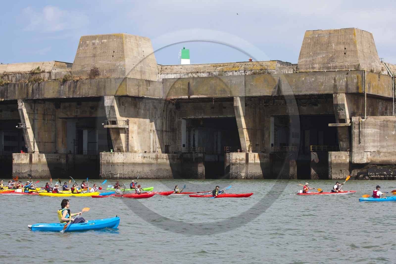 Rando kayak _ passage devant la BSM