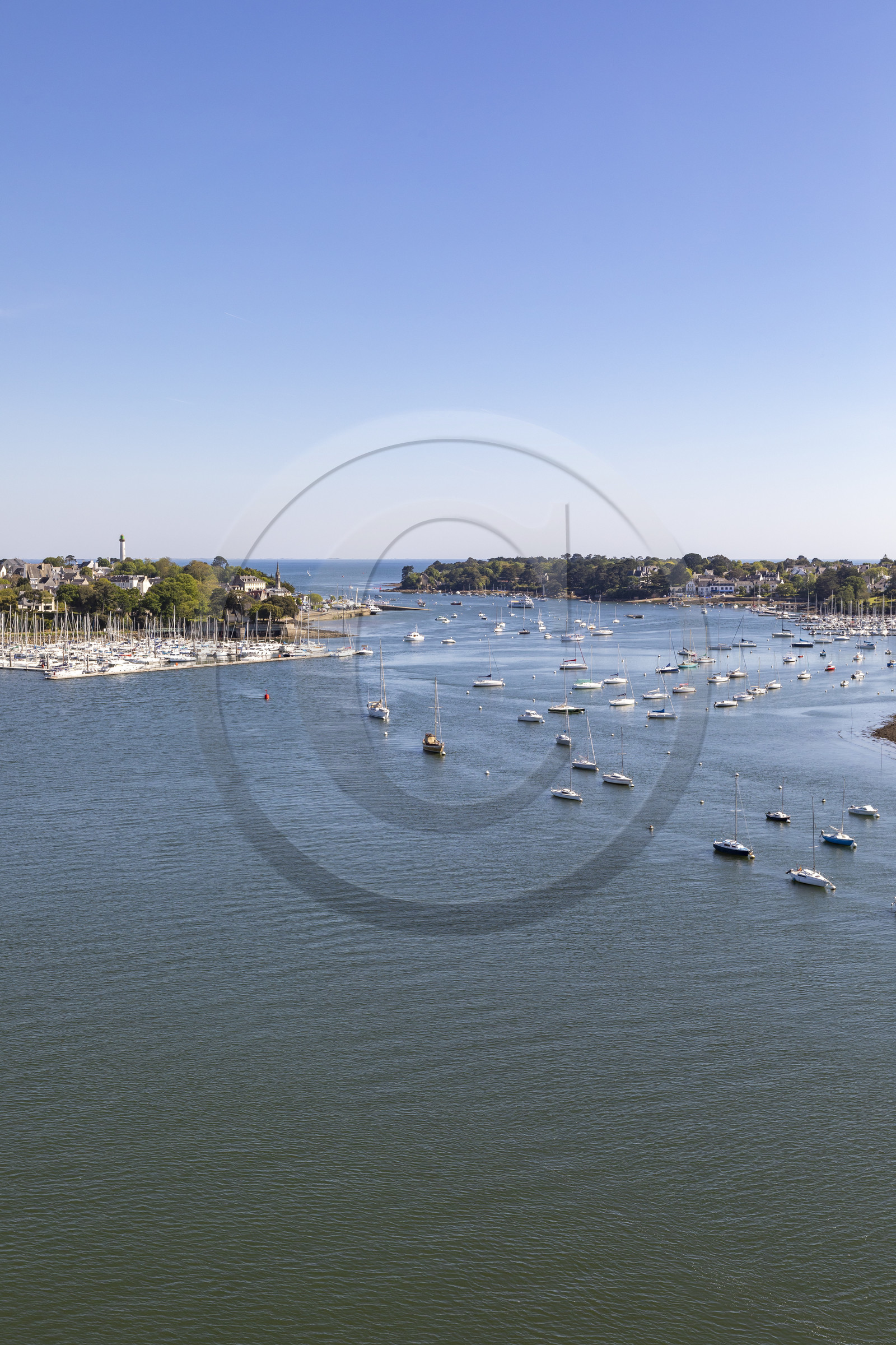 Vue de l'estuaire de l'Odet _ Bénodet