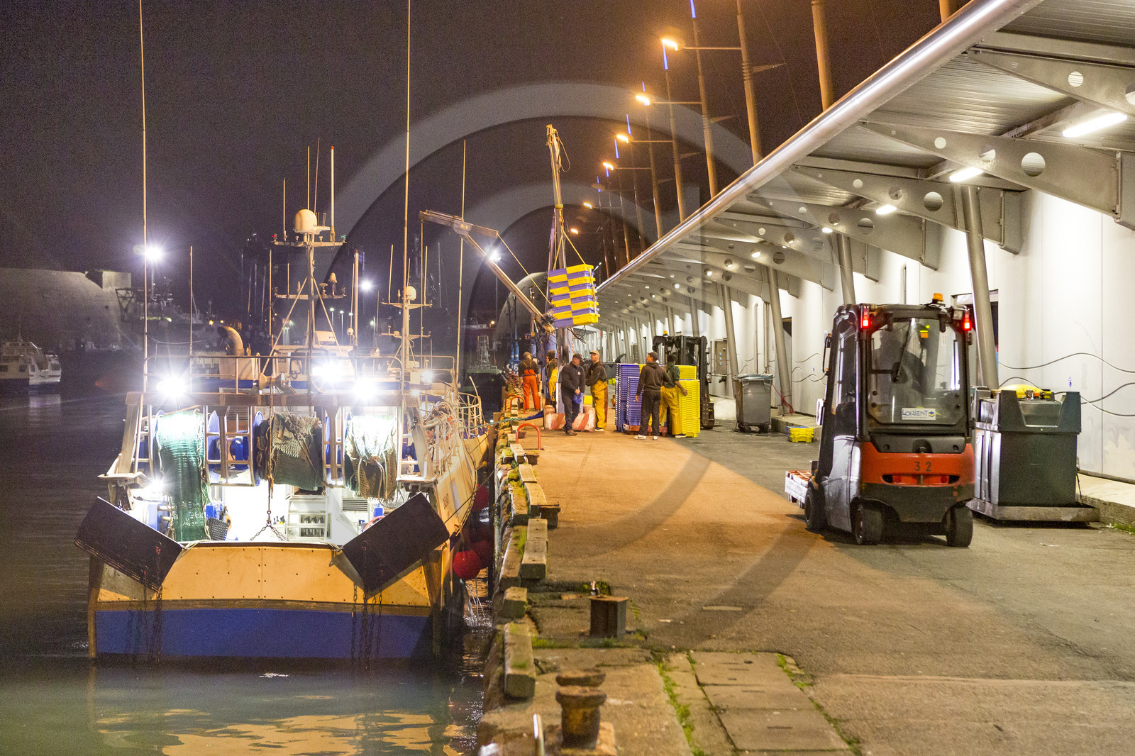 Port de pêche de Keroman à Lorient