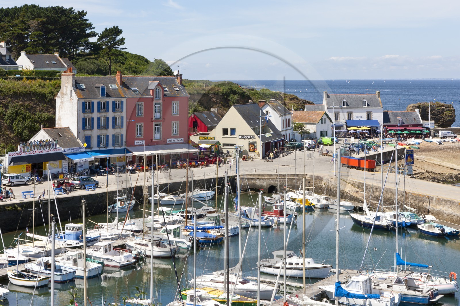 France, Morbihan (56), Ile de Groix, Port Tudy.