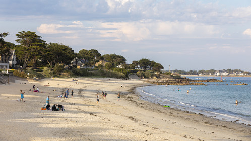 La plage de Légenèse à Carnac