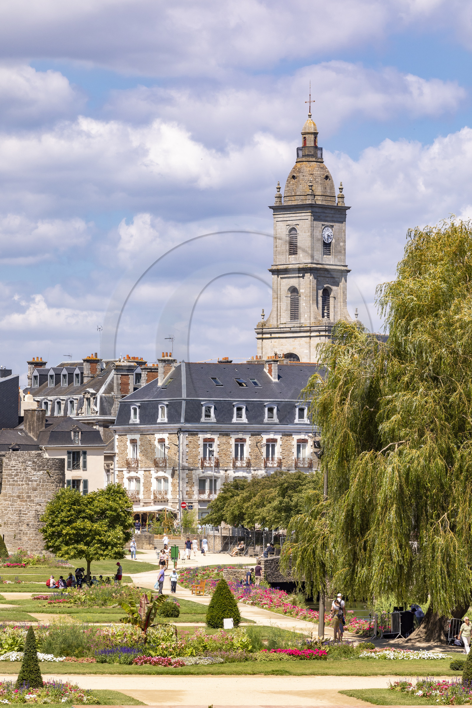 Le jardin des remparts à Vannes