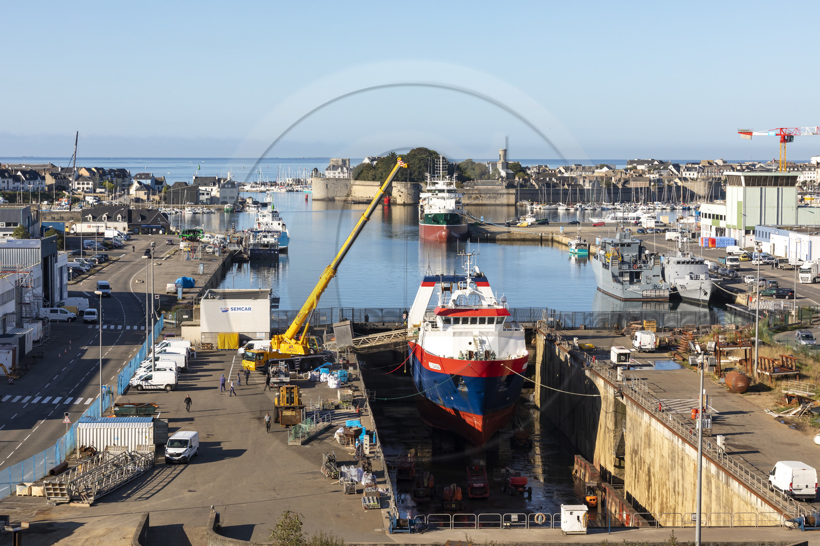 Le chantier naval de Concarneau