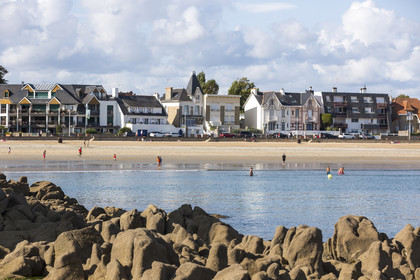 Plage des Toulhars à Larmor-Plage