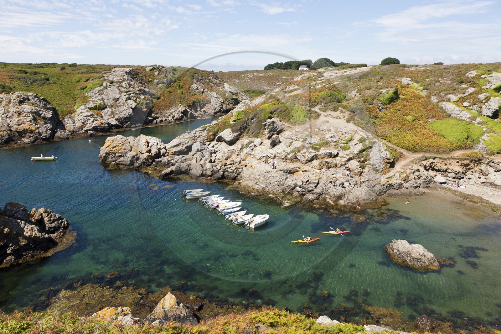 La crique du port Saint Nicolas