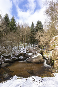 La forêt de Huelgoat, Finistère