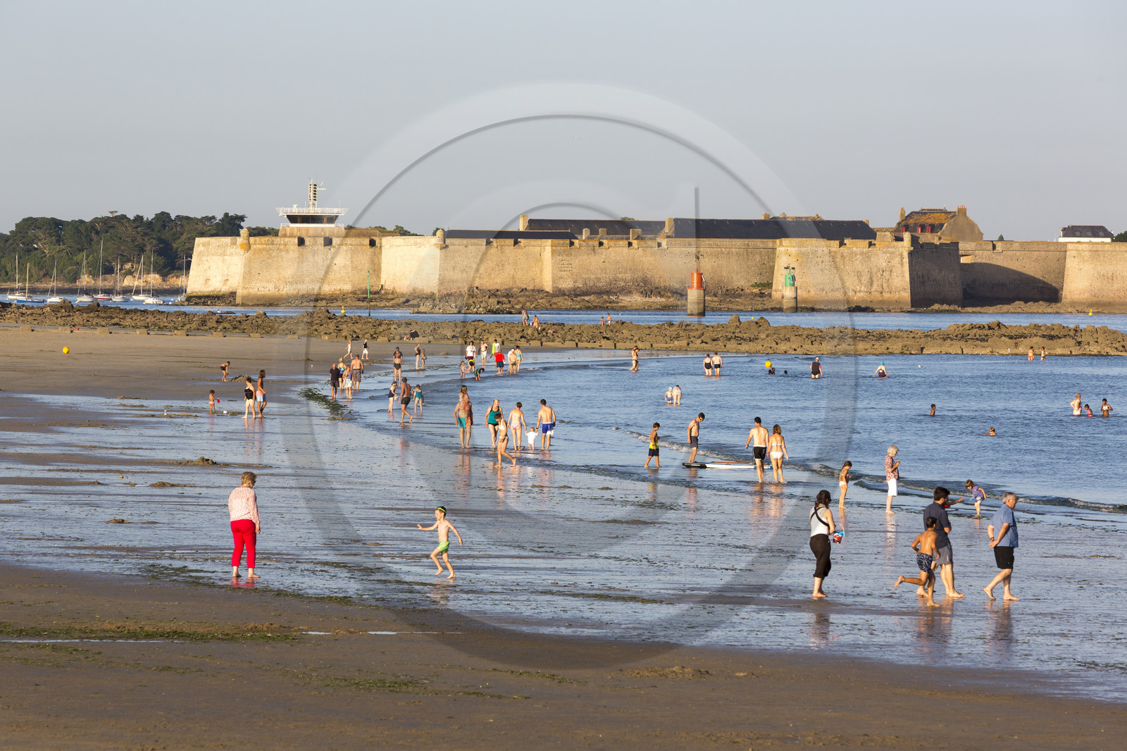Plage des Toulhars à Larmor-Plage