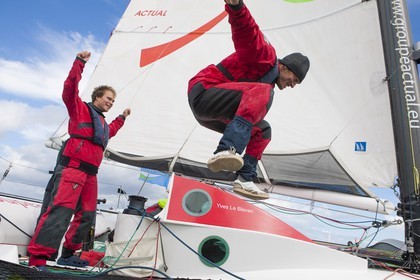 Multicoque Actual Skippé par Yves Le Blévec - Trophée Prince de Bretagne _ Saint-Quay-Portrieux